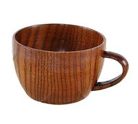 Anawakia Wood Coffee Mug Wooden Mug Tea Cup Jujube Wood Cup Wooden Cup Wooden Tea Set Cup Natural Wood Mug for Coffee Beer (230ml)
