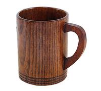 Anawakia Wooden Coffee Mug, Jujube Wood Cup, 330ml