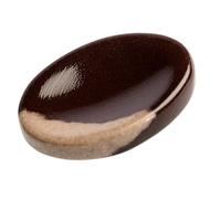 Anaya Agate Narmada Shiva Lingam Worry Stones Certified Crystal Thumb Worry Stone for Anguish Relaxing & Soothing Balance Stones for Meditation Stress Relief Crystals and Healing Stones for Men Women