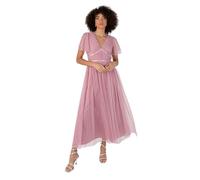 Ribbon Detail Midi Dress Anaya with Love Pink 14