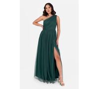 Anaya with Love Women's One Shoulder Maxi Dress in Emerald | Size: 22 Anaya with Love Emerald 22