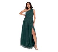 Anaya with Love Women's Womens Ladies Maxi One Cold Shoulder Dress with Slit Split Sleeveless Prom Wedding Guest Bridesmaid Ball Evening Gown Dress (Pack of 1)