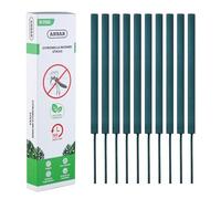 Anbar Mosquito & Insect Repellent Citronella Incense Sticks - Natural Plant Based with Refreshing Citrus Scent, Lasting Up To 2.5 Hours, For Indoor/Outdoor Use, Garden, Camping, BBQ. 10 Sticks