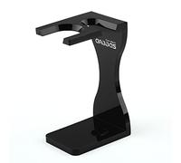 Anbbas Shaving Stand,Black Acrylic Thicken Shaving Brush Holder for Badger Brush Double Edge Safety Razor, DE Shaving Razor Traditional Shaving Tool for Men Manual Close Shaving