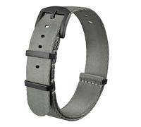 Anbeer 22mm Nylon Watch Strap,Premium Woven One-Piece Replacement Band for Men Women,Includes 4 Extra Spring Bars & Remover Tool,Black Buckle