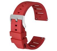 ANBEER Quick Release Watch Straps,Fluororubber Watch Bands 20mm 22mm,Replacement Watch Straps with Stainless Steel Buckle