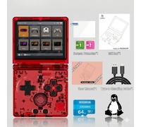 Anbernic RG35XXSP flip handheld console 64 GB Linux 3.5" IPS WiFi HDMI red DE