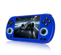 Anbernic RG40XXH Retro-Spielekonsole, 4-Zoll IPS Display, 64GB ROM, Linux 64-bit, RGB-Beleuchtung, Quad-Core A53 - Indigo Blau