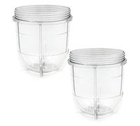 Anbige Replacement Parts Cups,Compatible with original Magic Bullet Blender Juicer 250W MB1001 (2 short cups)