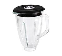 Anbige Replacement parts Round Glass Jar with lid, Compatible with Hamilton Beach Blenders (6 cup)