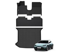 ANBINGO- All-Weather Floor Mats & Cargo Liner for Genesis Gv60 2023 2024 Waterproof and Non-Slip Car Mat Set Accessories - Black