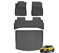 ANBINGO All Weather Floor Mats & Cargo Liner Set for Chevrolet Trailblazer 2021 2022 2023 TPE Car Floor Liners Waterproof Non-Slip Full Set
