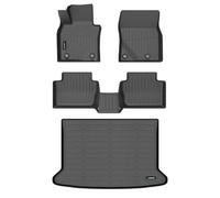 ANBINGO -All Weather Floor Mats & Cargo Liner Set for Mazda CX30 2020-2023 Waterproof Car Mats Guard Liners Front & Rear Rows CX-30 Full Set-Black