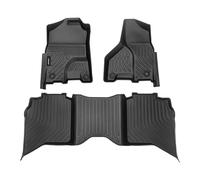 ANBINGO®Fit for Dodge Ram Floor Mats 2013-2018 Ram 1500/2500/3500 Crew Cab,for 2019-2024 Dodge Ram 1500 Classic Crew Cab 4 Full Size Doors All Weather Rubber Mat for Ram TPE Car Mat Rugs for Ram