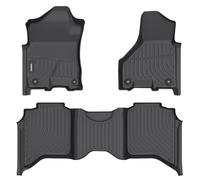 ANBINGO®Fit for Dodge Ram Floor Mats 2019-2026 Ram 2500/3500 Crew Cab with Bucket Seat (Not for PTO KIT Models) All Weather Mat for Dodge Ram TPE Car Mat Rugs for Ram Rubber Trunk Carpet for Ram