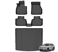 ANBINGO®-Floor Mats & Cargo Liner Custom for 2022 2021 2020 2019 2018 2017 2016 BMW X1 Car Mats Automotive Cargo Mat Floor Liners Trunk Mat X1 All Weather Floor Mats Trunk Liner Black