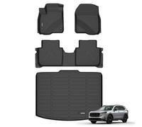 ANBINGO® Floor Mats & Cargo Liner for 2023 2024 2025 Honda CRV (Not Hybrid) for CR-V LX | EX | EX-L, All Weather Protection TPE Automotive Floor Liners, Cargo Tray in Lowest Position