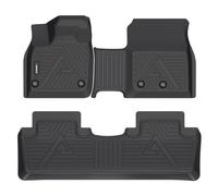 ANBINGO®-Floor Mats Custom Fit for Nissan Ariya 2023 All Weather Protection TPE Heavy Duty Non-Slip Automotive Floor Liners Fits Front& 2nd Row Full Set Accessories(Black)