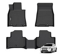ANBINGO-Floor Mats Custom for Genesis GV70 2022-2024 All Weather TPE Fits Front& Rear Row Waterproof Floor Liners Black Accessories