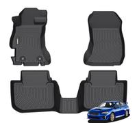 ANBINGO®-Floor Mats for Subaru WRX & WRX STi 2015-2021, Impreza 2012-2016, Crosstrek & Crosstrek XV 2013-2017, All Weather Car Floor Mat Rubber Liners for Subaru WRX Accessories