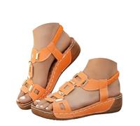 Anbiryeik British women's sandals, women's orthopedic shoes, specifically designed for plantar fasciitis, Women's Platform Sandals, Plus Size Platform, women's walking sandals, washable wedge sandals
