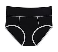Anbiryeik Seamless Knickers For Women High Waisted No Vpl Underwear Women'S Cotton Soft Breathable Briefs Regular (Black, S) Ladies Panties Leg Womens Set Black Thong Menstrual Pants Shreddies