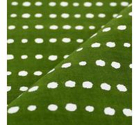 染の安坊 Anbo Tenugui Hand Towel, いろまめ 草色地染, 100% Cotton, Made in Japan, 13.8 x 39.4 inches