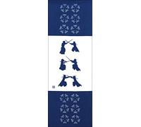 染の安坊 Anbo Tenugui Hand Towel, Kendo match 3 Pairs, 100% Cotton, Made in Japan, 35cm×100cm
