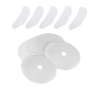 ANBOO 15 Pack Tumble Dryer Filter Set with 10 Inner Round Pads and 5 Inlet Sheets, Polyester Fibre tumble dryer filter replacement for Dust Protection, Compatible dryer filter Use