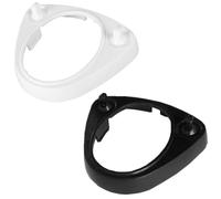 ANBOO 2 x Electric Toothbrush Stand, Toothbrush Holder, Toothbrush Head Holder, Holder for Electric Toothbrush Holder for Braun Electric Toothbrush Holder, White+Black, NO