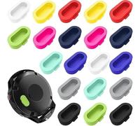 ANBOO 20pcs Silicone Anti-Drop Inserts for Garmin Fenix 5/6/7/8, Vivoactive 3/4/5, Venu 2/3, Instinct 2/3, Swim 2, Forerunner 245/945, Epix 2, Charging Port Covers, Multi-Color Accessories