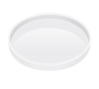 ANBOO 30cm Epoxy Silicone Mold Large Round Silicone Tray Epoxy Resin Table Mold for River Coffee Office Clock Mould Deli Meatboard DIY Art Decoration