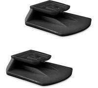 ANBOO Bip and Go Telepass Holder - Pack of 2 Holder Clips for Car, Black - Compatible with Slim Models, Easy Adhesive Mounting