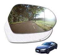 ANBOO Mirror Glass,Right Side Convex Wing Mirror Glass for Audi A6 C7 2011-2018 - Driver Side Stick-On with Blind Spot Feature for Enhanced Safety and Visibility. Perfect Fit for Your Audi Vehicle.