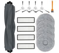 ANBOO Pack of 14 Accessories Compatible with Dreame L10s / L10 Ultra / L10 Prime Robot Vacuum Cleaner with 1 Main Brush, 4 Wipes, 4 Filters, 4 Side Brushes, 1 Cleaning Brush