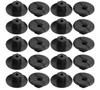 ANBOO Pack of 50 4 mm Plastic Nuts Without Thread Black Plastic Wing Nuts Hardware for Wheel Arch Trim Wheel Housing Shell 2019900050 51711958025
