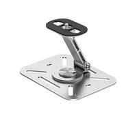 ANBOO Projector Stand, 360° Rotatable Height Adjustable, Double Ball Head Projector Stand, Foldable Portable for Table/Wall, Compatible with Most Projectors (Silver)