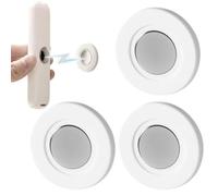 ANBOO Remote Holder Wall Mounted, Magnetic Remote Control Holder 3 Pack, Strong Adhesive No Drill Organizer, Universal Storage Stand for TV AC, Air Conditioner, Smart Home Devices