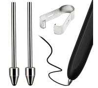 ANBOO S Pen Tips, Replacement Tips, Titanium Alloy, 4096 Pressure Sensitivity, Compatible with Samsung Galaxy S6-S23 Ultra, 2 Pack