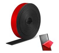 ANBOO Self-Adhesive Rubber Strip, 25mm x 2mm x 3m Solid Rubber Sealing Roll, Rubber Strips with Adhesive Backing for Weather Sealing, Floor Protection, DIY Gaskets, Anti-Slip Pads, Vibration Damping