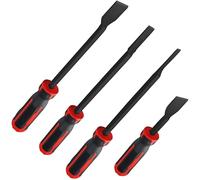 ANBOO Set of 4 Mortising Lever Set, Temming Lever, Sealing Scraper Car, Sealing Scraper Replacement, Crowbar Set, Lever Bar, Small, Mounting Lever, Hand Cylinder Remover 8/11/23 mm Head Width