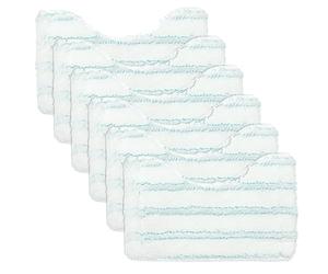 ANBOO Set of 6 Replacement Cover Bath Cleaner Microfibre Tile Wiper for Leifheit Bathroom Wiper Micro Duo Telescope, Bath Wiper for Leifheit Replacement Accessories, Mop Cover, Floor Mop Fittings