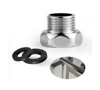 ANBOO Shower Hose Reducer Adaptor Connection G3/4" Female to G1/2" Male, Chrome for Shower Hose and Tap Connections