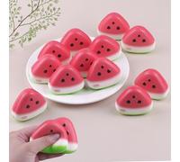 Anboor 12 Pcs Squishies Toys For Kids Watermelon Bulk Small Slow Rising Foam Mini Food Squishys Stress Squishes Cute Squeeze Toy