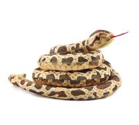 Anboor 160cm Snake Stuffed Animal, Realistic Animal Plush Toy Long Stuffed Snake, Lifelike Large Toy for Kids as Party Decoration Prank Props(Brown)