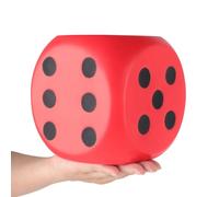 Anboor 5.9'' Squishy Dice Kawaii Scented Squeeze Toys Stress Relief Kids Toys Gift Collection Decorative Props(Red), (CJX)