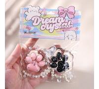Anboor Cat Paw Squishies Squeeze Toys, Soft Stress Relief Sensory Toys Novelty Fidget Toy for Teenage Party Favors (black,white)