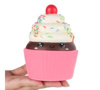 Anboor Squishy Cake Slow Rising Squeeze Squish Toy for Kids Soft Ice Cream Cake Scented Stress Relief Office Desk Toy Stocking Filler Gifts