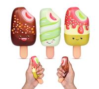 Anboor Squishy Set Food Squishy 3 Pcs Slow Rising Squeeze Toys Stress Relief Kawaii Soft Squishies Sensory Toys Gift Collection