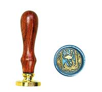 ANBOSE Wax Seal Stamp, Starry Flamingo Wax Sealing Stamp with Removable Brass Head Wooden Handle, Retro Vintage Animal Sealing Wax Stamp for Letter Cards Invitations